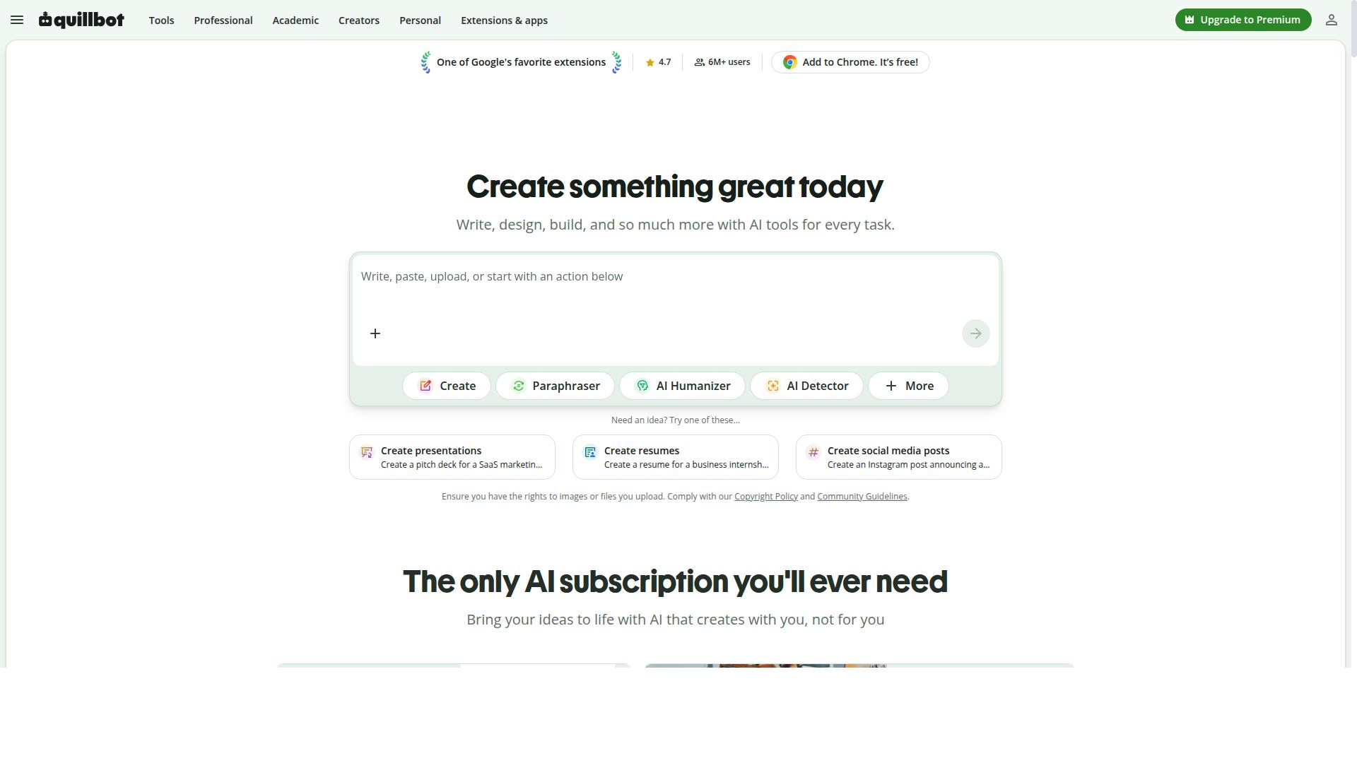 Quillbot website