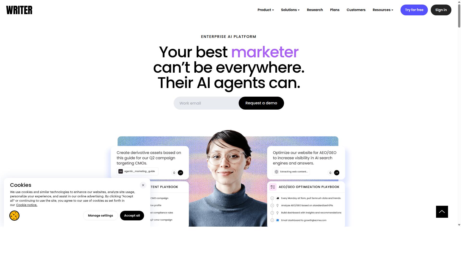 Writer website