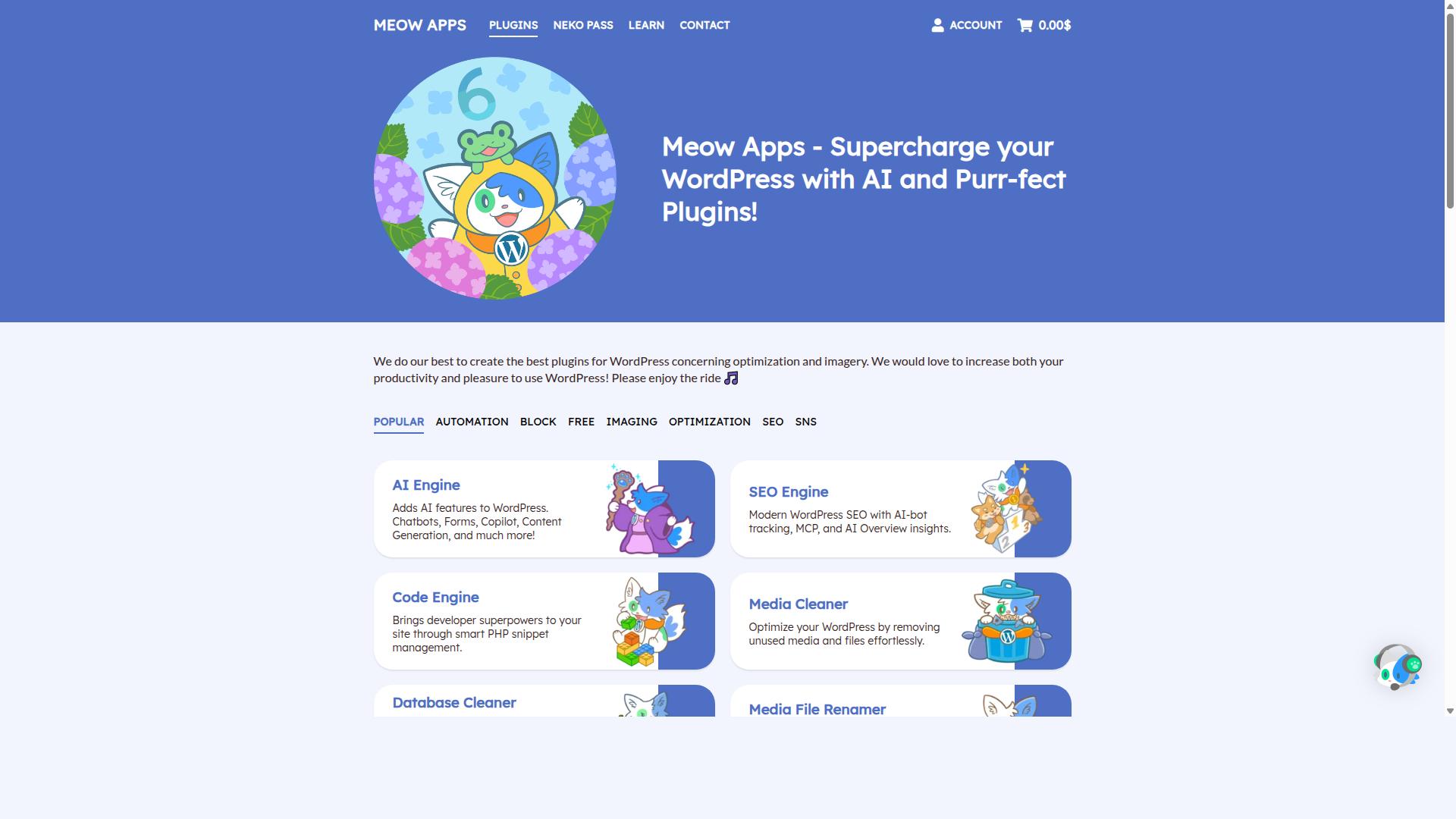 AI Engine for WordPress website